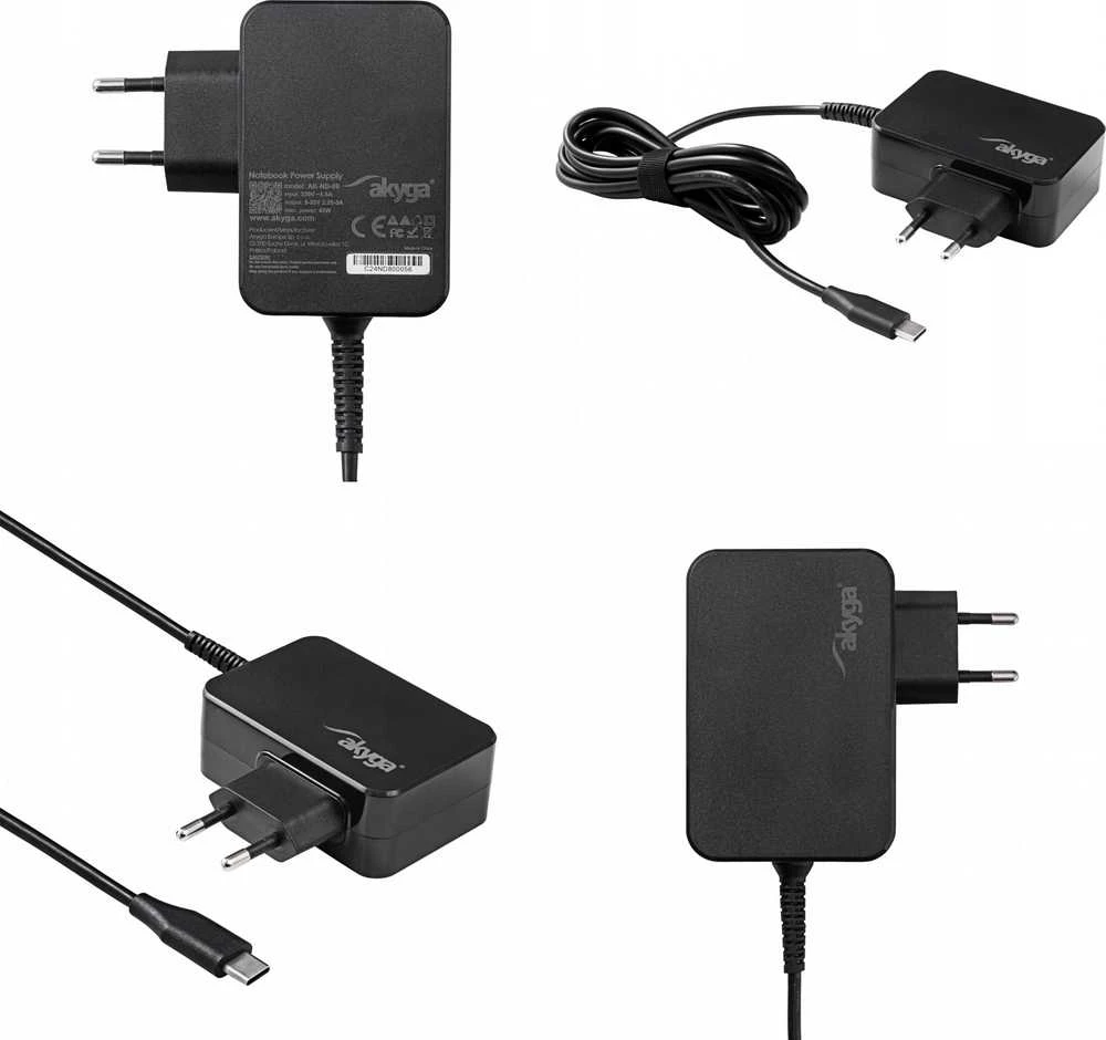 "Akyga" maitinimo šaltinis AK-ND-81 5 - 20V / 3 - 3,25A 65W USB-C Power Delivery 3.0 GaN