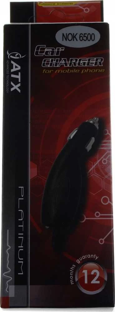 Įkroviklis Akyga ATX Platinum Premium Car charger 12 / 24V / 1A + Micro USB cable Juodas (Raudona Blister)
