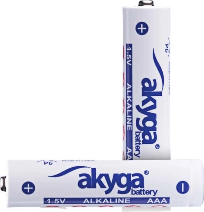 AAA (LR03) šarminė Zn-MnO2 baterija - 1.5V/1300mAh - Akyga AKY1971 - lizdinė plokštelė - 4 vnt.