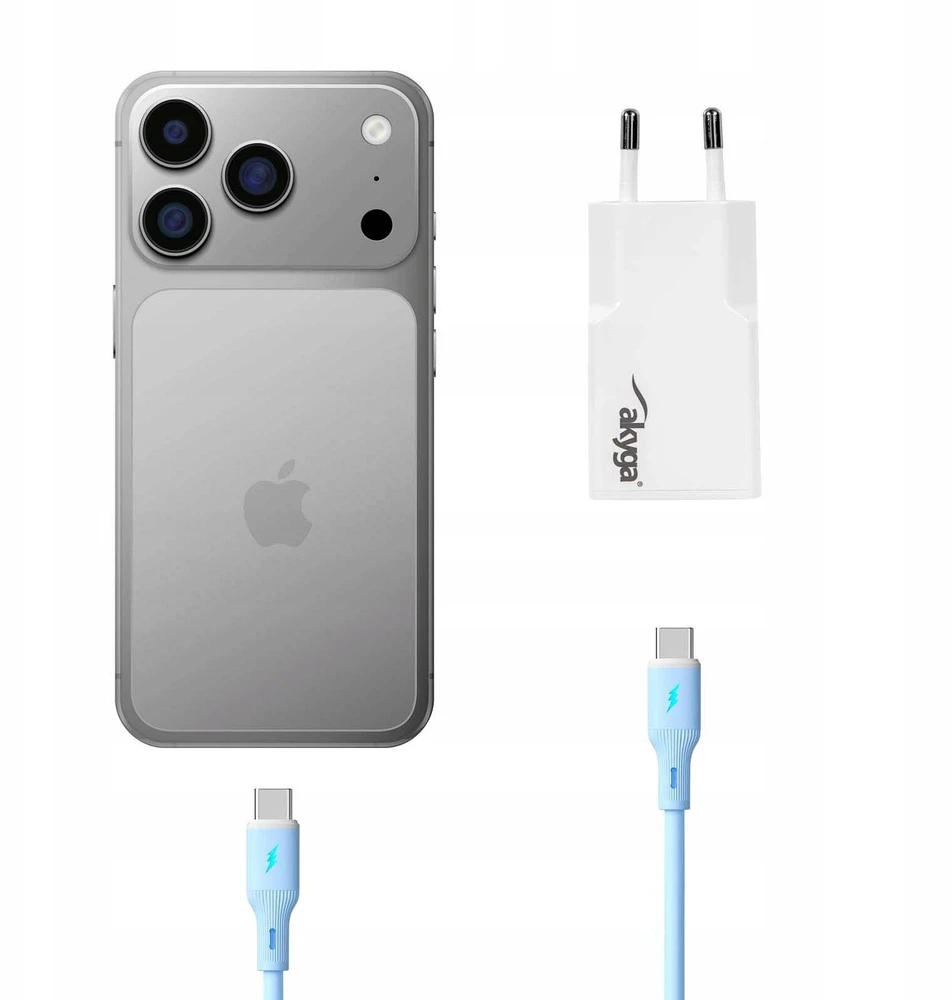 Akyga AK-CH-32 2x USB C 5-20V/2.25-3A maitinimo adapteris