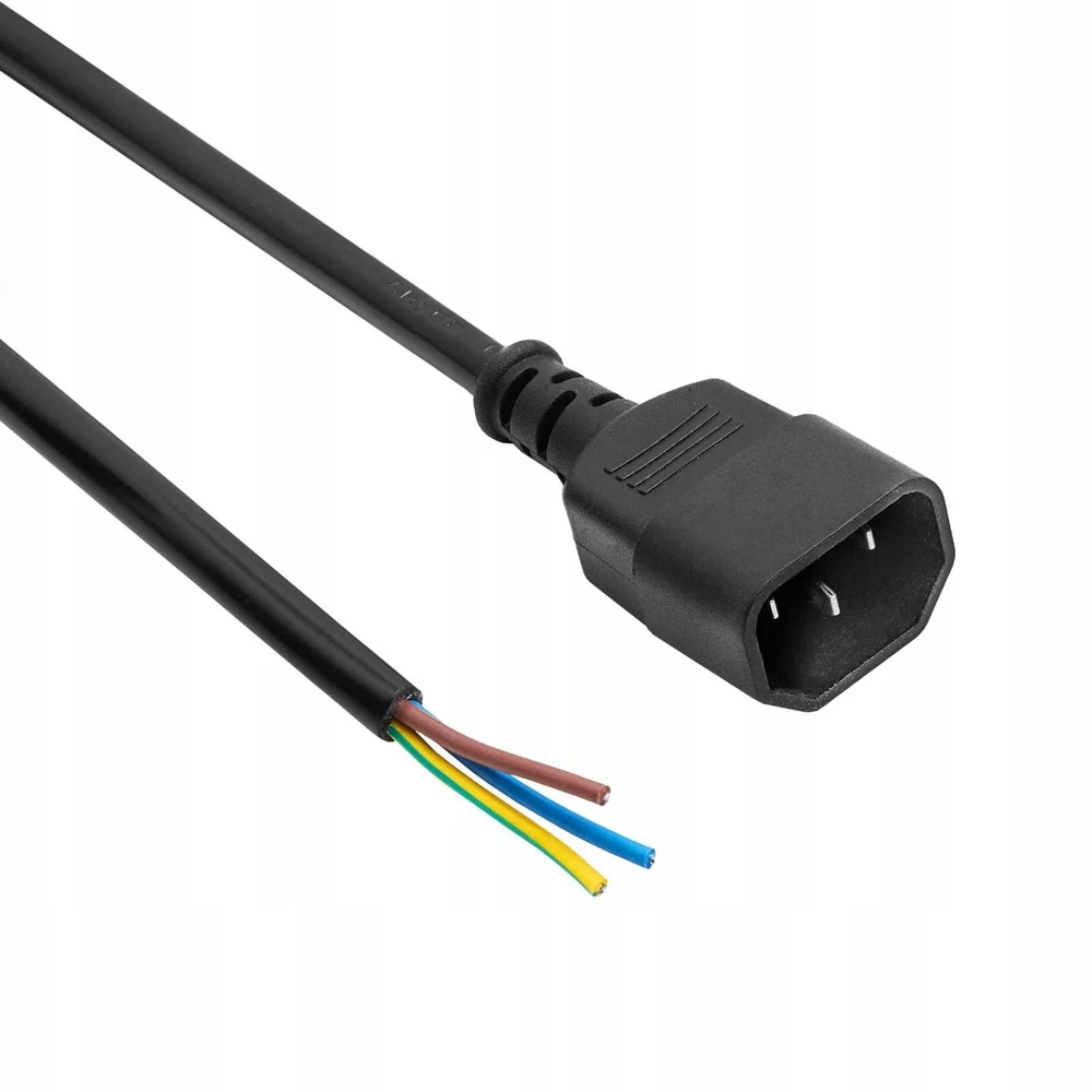 Akyga Maitinimo laidas C14 AK-OT-08C CU 3x1mm 1m