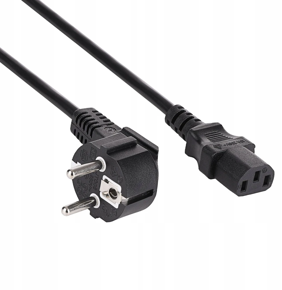 Akyga Maitinimo laidas PC CEE 7/7 / IEC C13 AK-PC-08S CU 3x1.5mm 10m