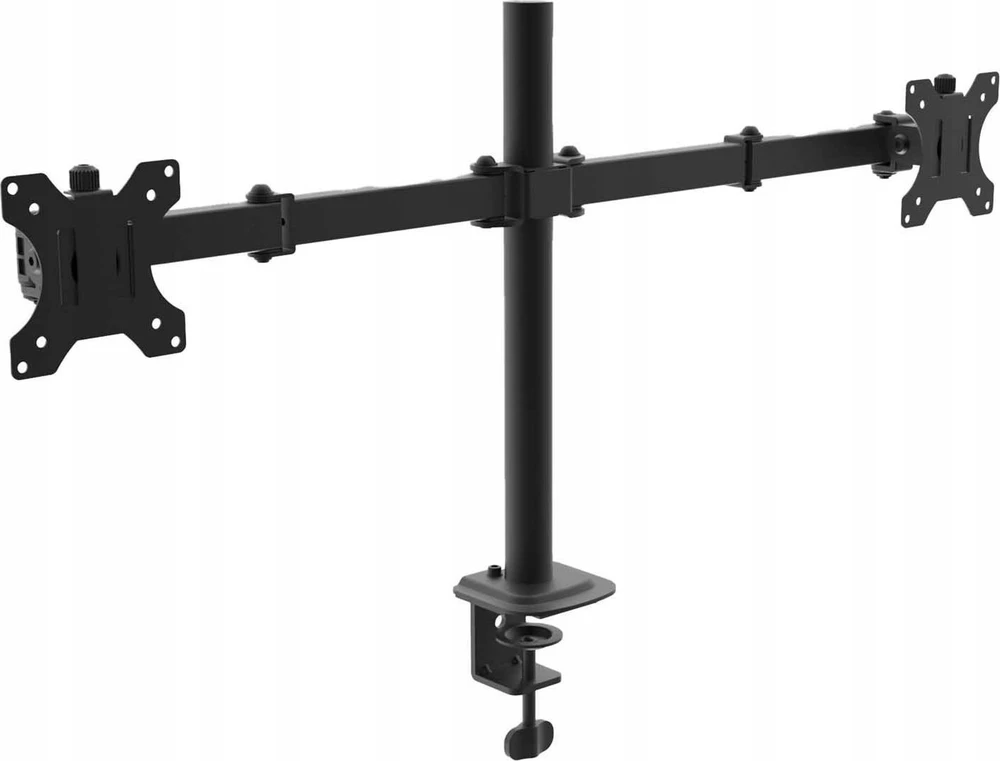 Akyga Stalinis laikiklis dviem monitoriams AK-MB-02 su 2x10kg VESA 75x75mm / 100x100mm 15-32"