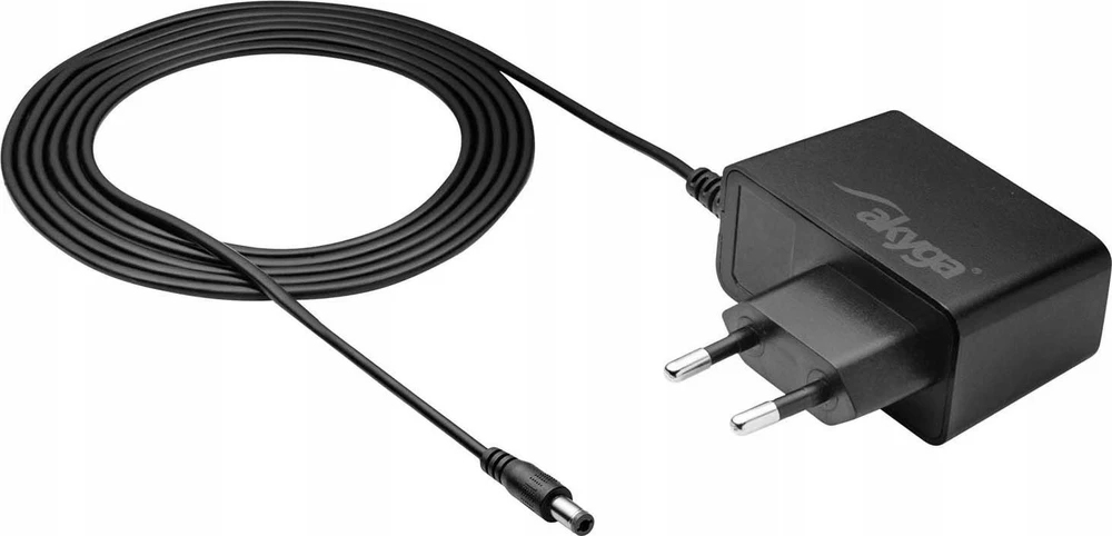 Akyga AK-PD-33 12V/1A impulsinis maitinimo šaltinis ELZAB kasos aparatams - DC kištukas 5.5/2.1mm