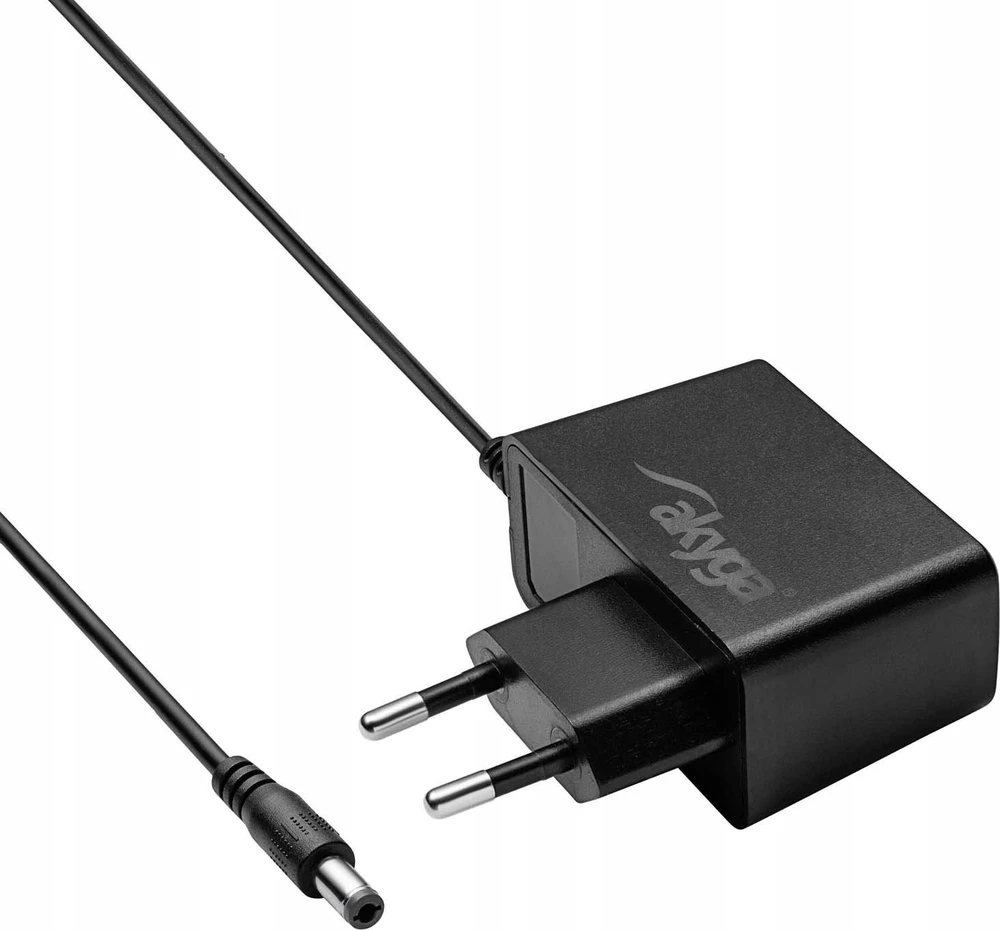 Akyga AK-PD-33 12V/1A impulsinis maitinimo šaltinis ELZAB kasos aparatams - DC kištukas 5.5/2.1mm