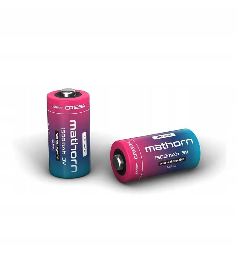 Akyga ličio baterija Mathorn Ultimate CR123A 1500mAh ličio