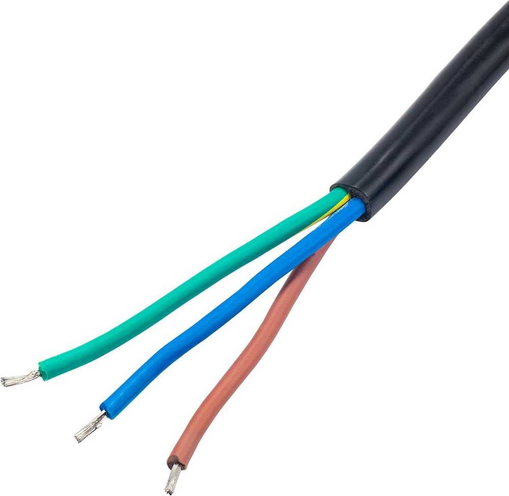 CEE 7/7 maitinimo laidas - neizoliuotas - 1.5 m - Akyga AK-OT-01A