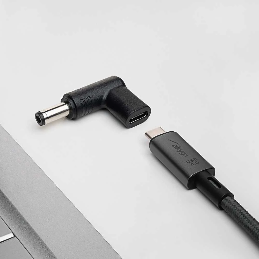 USB C tipo į DC 5.5/2.1 mm adapteris - universalus maitinimo šaltinio kištukas - Akyga AK-ND-C02