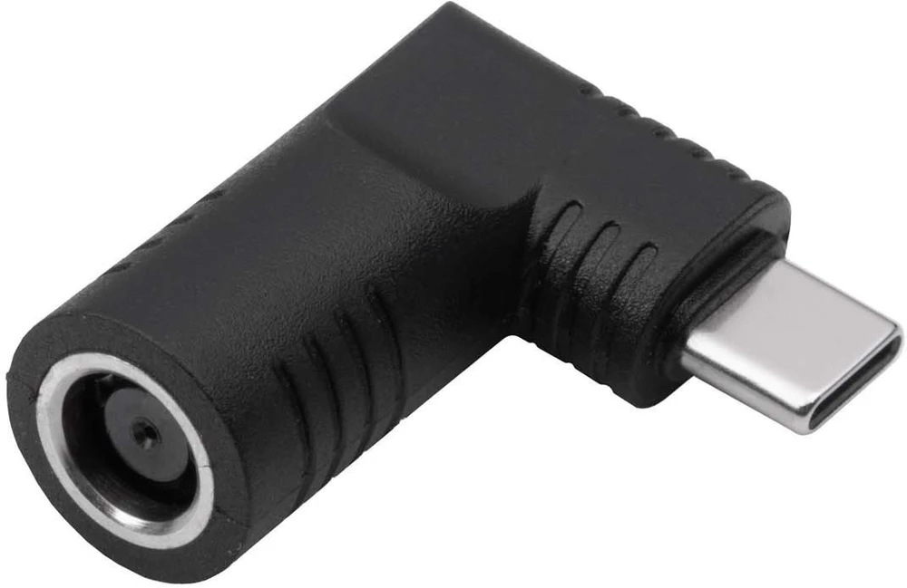 DC 7.4/5 mm + kontaktas į USB Type-C adapteris - Lizdas kintamosios srovės adapteriui - Akyga AK-ND-D02