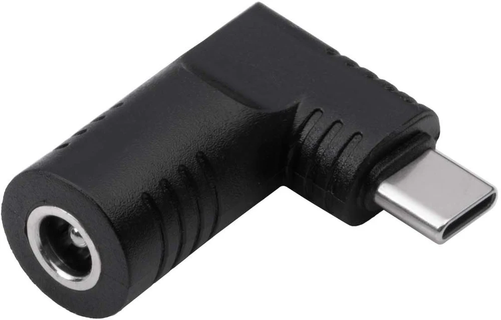 DC 5.5/2.5 mm + kištukas į USB Type-C adapteris - Lizdas kintamosios srovės adapteriui - Akyga AK-ND-D06