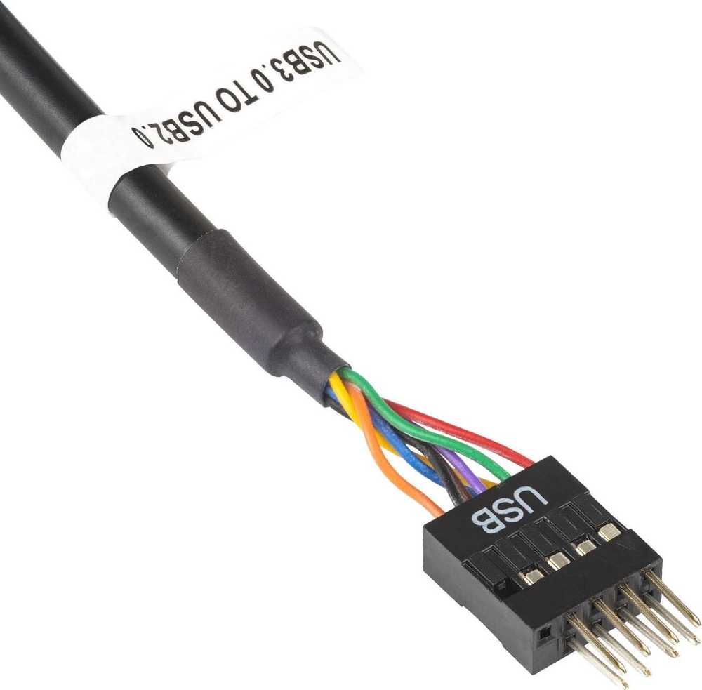 AKYGA Adapteris su kablem AK-CA-75 USB 9 pin m / USB 19 pin f 20cm