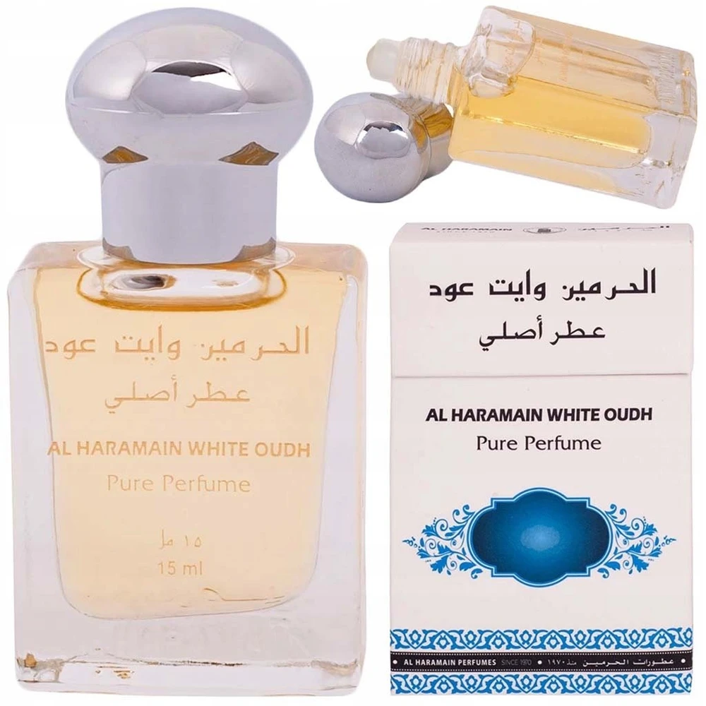 Al Haramain Baltas Oudh PP kvepalai unisex, 15 ml