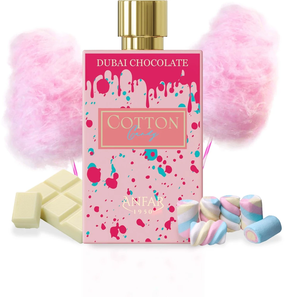 Anfar Dubai Chocolate - Cotton Candy PP kvepalai moterims, 80 ml