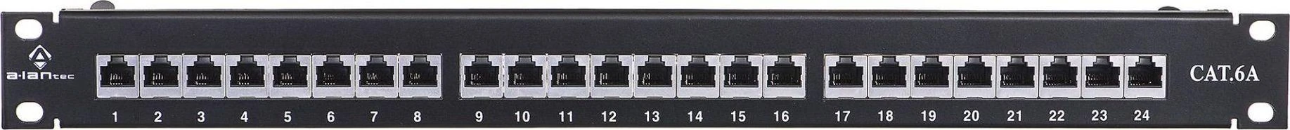 Alantec PK040 Patch panel STP kat.6A 24 jungtys LSA 1U 19"