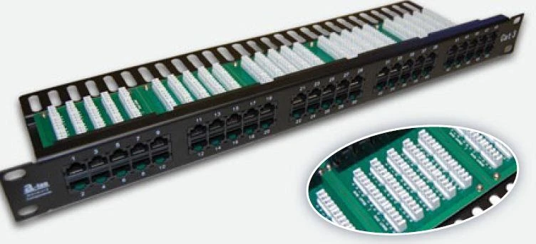 „Alantec“ telefono skydelis 50xRJ45, 3 kat. 1U - PK007