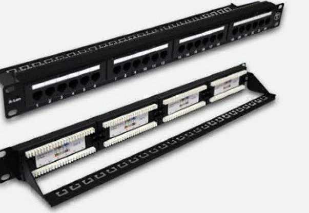 Tinklo Jungiamasis Skydas - Alantec PK001, 24 LSA Prievadai, 1U, 19"S