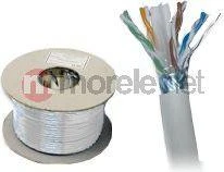 Alantec Kabelis U/UTP kat.6 PVC Eca 4x2x24AWG 500m 25 lat gwarancji, badanie jakości laboratorium (KIU6PVC500)