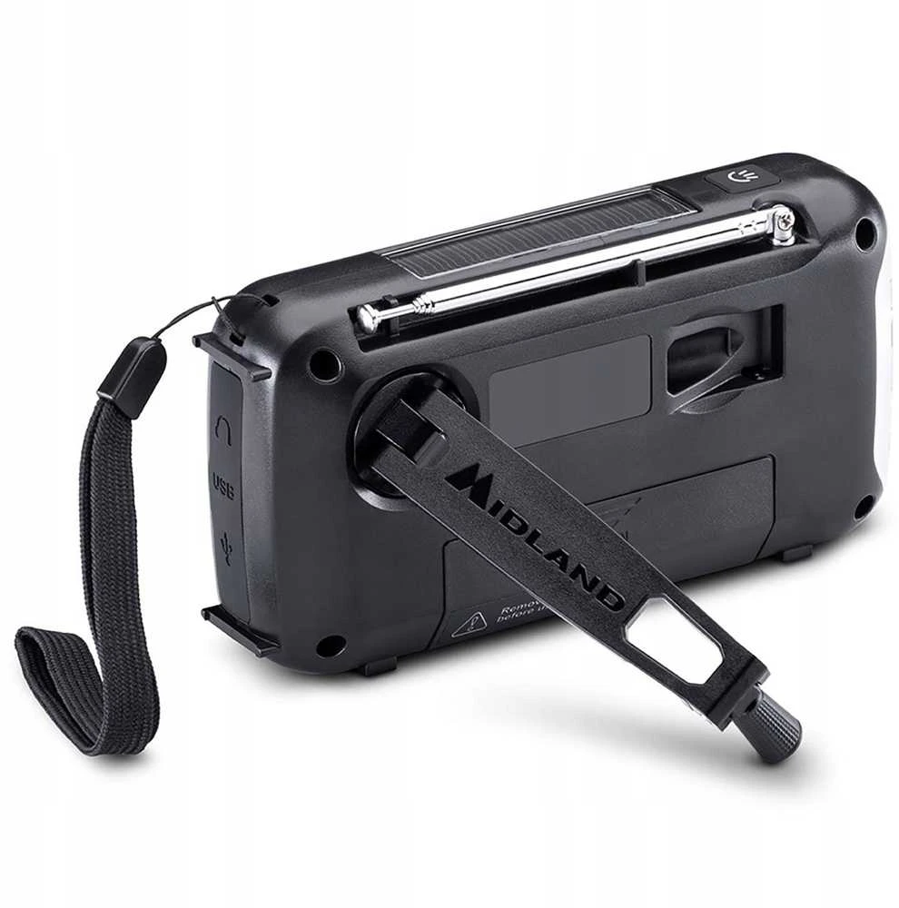 ALAN Midland ER100 avarinis radijas su 2600 mAh baterija