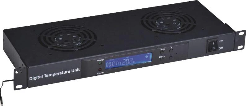 Alantec SA-F-1U-2-T2-C 19 colių 1U skaitmeninis ventiliatoriaus skydelis
