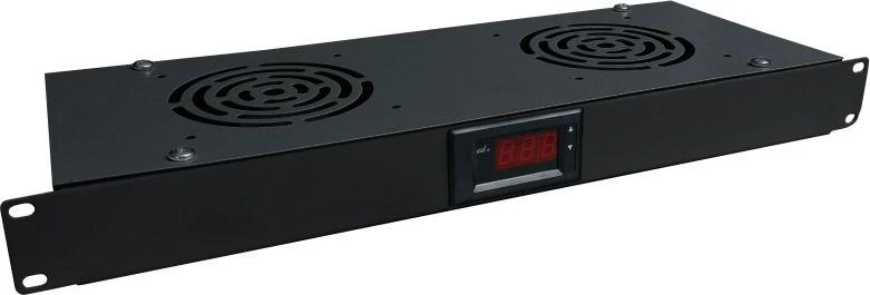 Alantec Panel wentylacyjny 19'' 1U su termostatu (SA-F-1U-2-T-C)