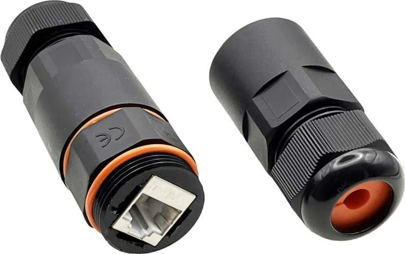Hermetiška jungtis IP68 RJ45/RJ45 kat.6A STP ALANTEC