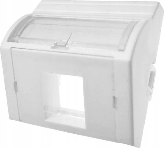 Kampinis RJ45 adapteris 45x45 su žymėjimo langeliu