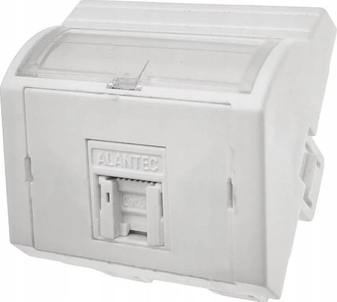 Adapteris 45x45 1xRJ45 (išgaubtas kampinis) ALANTEC