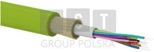 Kabelis światłowodowy OM5 B2ca U-DQ(ZN)BH uniwersalnego stosowania, trudnopalny "FireHardy" MM 8G 50/125 LSOH ALANTEC