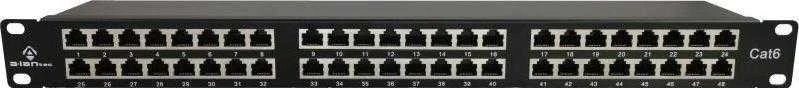 Patch panel ALANTEC STP cat.6 48 prievadai IDC (PK050)