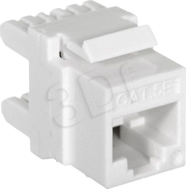 Q Lantec Alantec MKN-U5-1 laido jungtis RJ45 Baltos