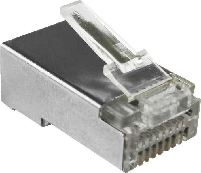 RJ45 STP cat.6 praėjimo kištukas (100 vnt. pakuotėje) ALANTEC