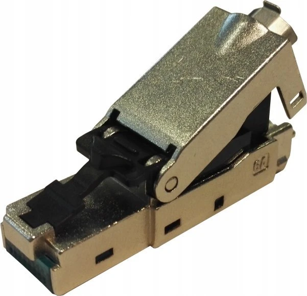 RJ45 STP kištukas cat.6A 10G POE+, MPTL, be įrankių, skirtas "storai" vielai 22-24 AWG ALANTEC