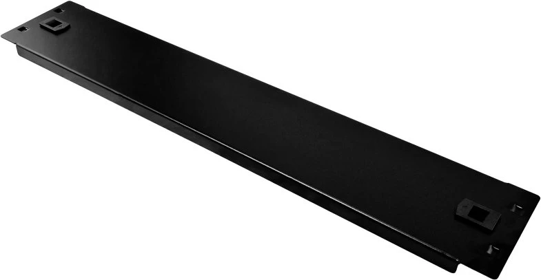 2U 19" metalinis korpusas, greito tvirtinimo spaustukais, juodas ALANTEC