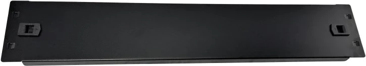 2U 19" metalinis korpusas, greito tvirtinimo spaustukais, juodas ALANTEC