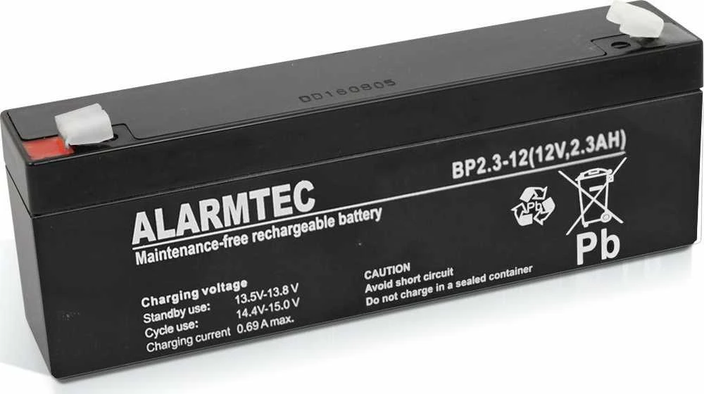Akumuliatorius AGM ALARMTEC serija BP 12V 2.3Ah