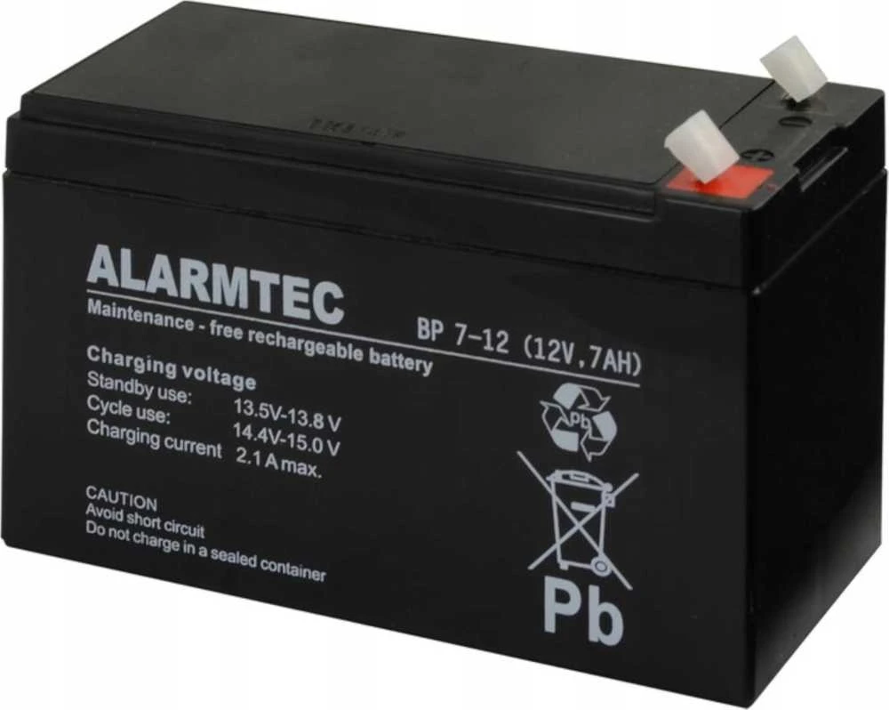 AKUMULIATORIUS 12V/7AH-ALARMTEC-BP ALARMTECH