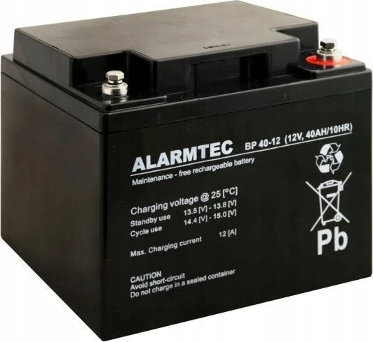Akumuliatorius AGM ALARMTEC serija BP 12V 40Ah