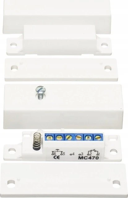 Alarmtech MC 470 paviršiaus magnetinis nendrinis jungiklis (3 klasė)