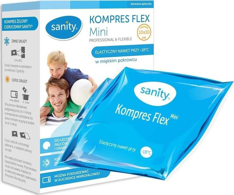 Albert Polska Sanity „Flex MINI“ kompresas 10 × 10 cm