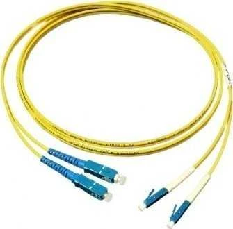 Nezatříděno Alcasa Alcasa LC - SC 1 m M/M InfiniBand / šviesolaidinis kabelis, geltonas