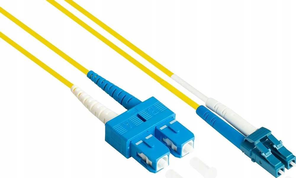 Nezatříděno Alcasa Alcasa LC - SC 1 m M/M InfiniBand / šviesolaidinis kabelis, geltonas
