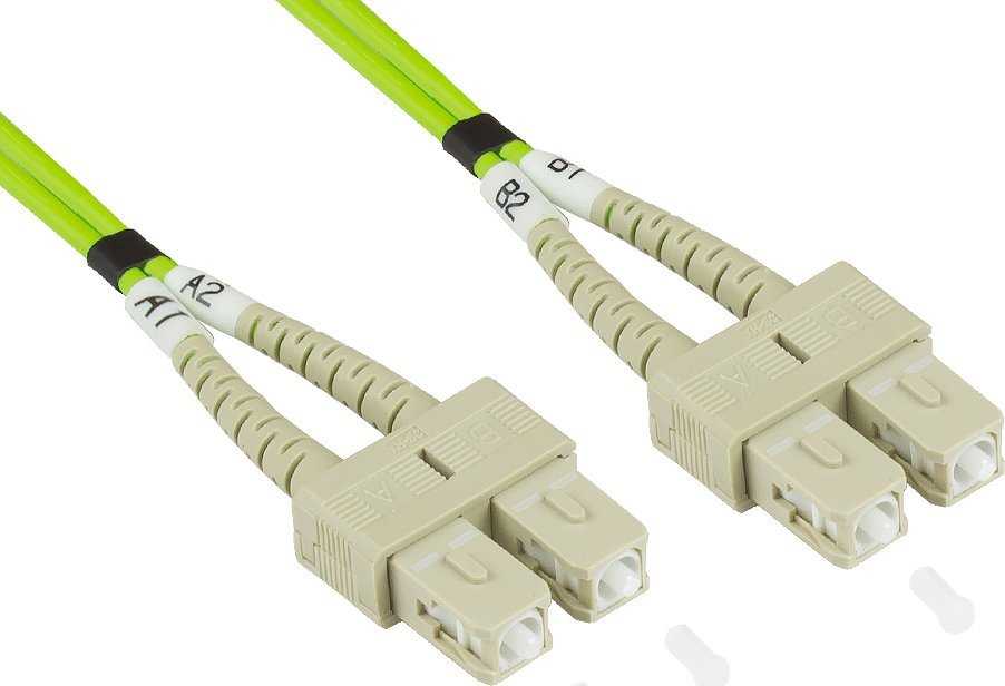 Alcasa Alcasa LW-8005SC5 „InfiniBand“ / šviesolaidinis kabelis 0,5 m SC žalias