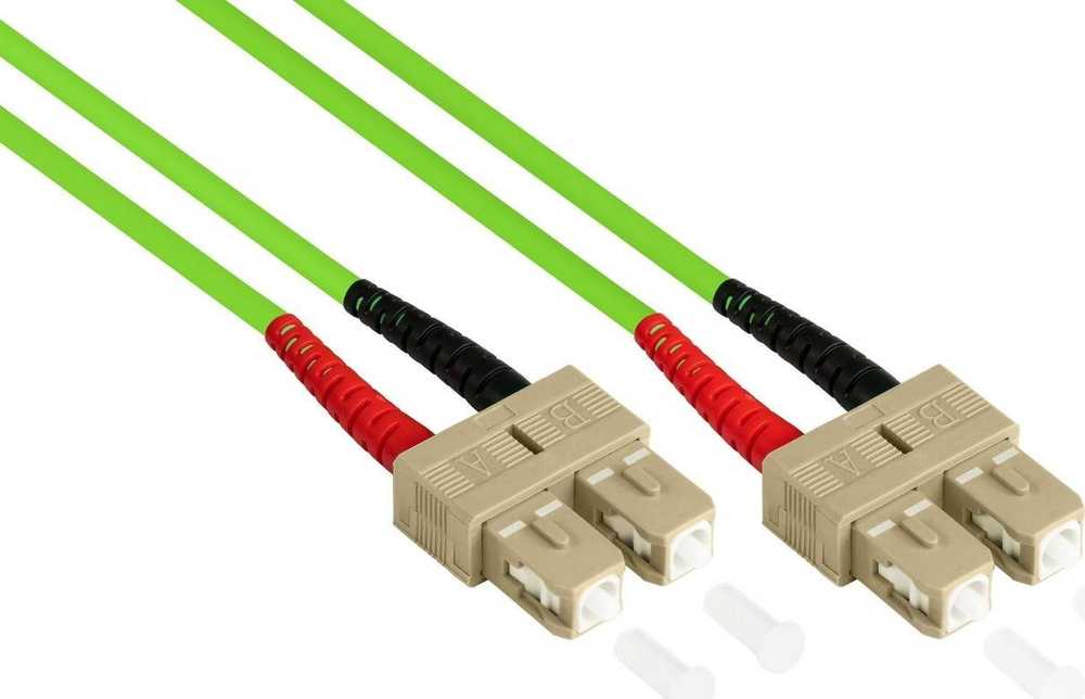 Alcasa Alcasa LW-8075SC5 InfiniBand / šviesolaidinis kabelis 7,5 m SC žalias