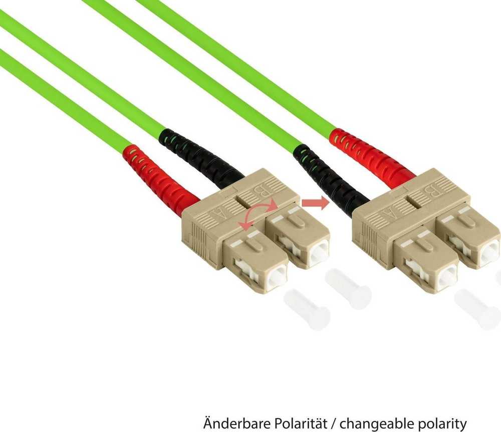 Alcasa Alcasa LW-810SC5 „InfiniBand“ / šviesolaidinis kabelis 10 m SC žalias