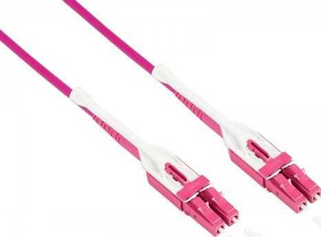Alcasa Alcasa LW-U8075LC4 „InfiniBand“ / šviesolaidinis kabelis 7,5 m, 2 x LC, violetinis