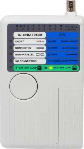 Good Connections „Alcasa GC-N0097“ tinklo kabelio testeris UTP/STP kabelio testeris „Pilka“