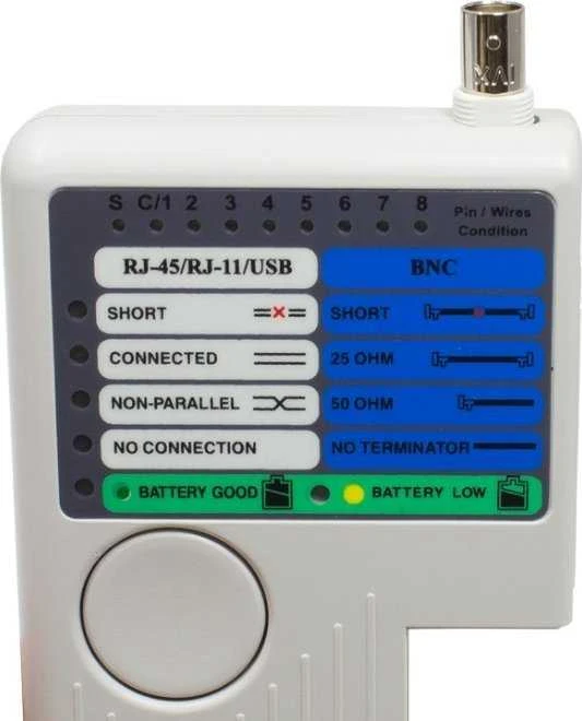 Good Connections „Alcasa GC-N0097“ tinklo kabelio testeris UTP/STP kabelio testeris „Pilka“
