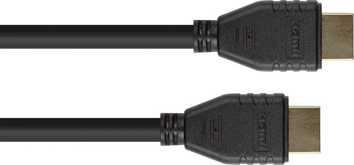 HDMI 2.1 laidas su dviem juodais antgaliais