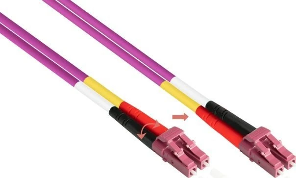 Nezatříděno Alcasa Kabelmeister LDM4-LC-050 kabelis InfiniBand / światłowodowy 5 m LC/UPC Violetinis