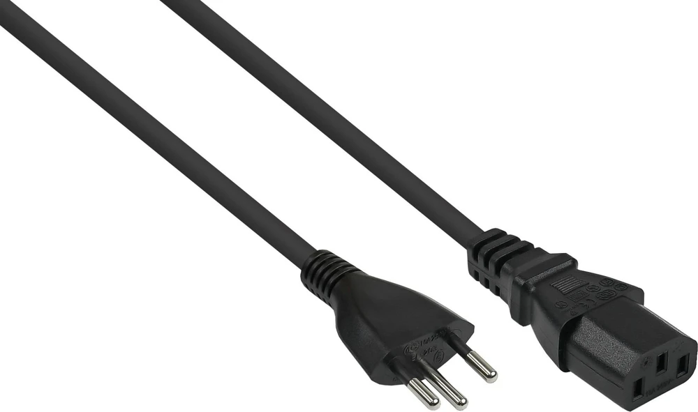 Nezatříděno Kabelmeister SK6030-S018 Maitinimo kabelis, juodas, 1,8 m, maitinimo kištukas, J tipo, IEC